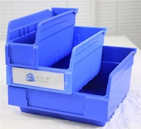 Caixa de escaninho de prateleira de plástico