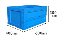 Caixas de plástico dobráveis