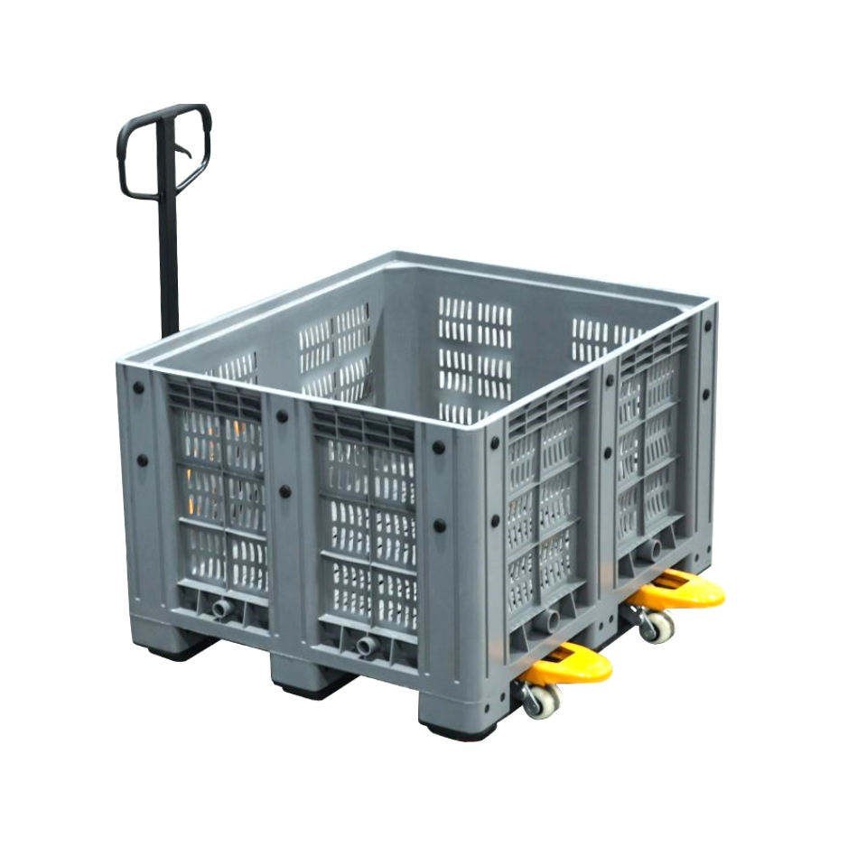 Heavy Duty Non-foldable Plastic Pallet Boxes For Vegetables And Fruits suppliers