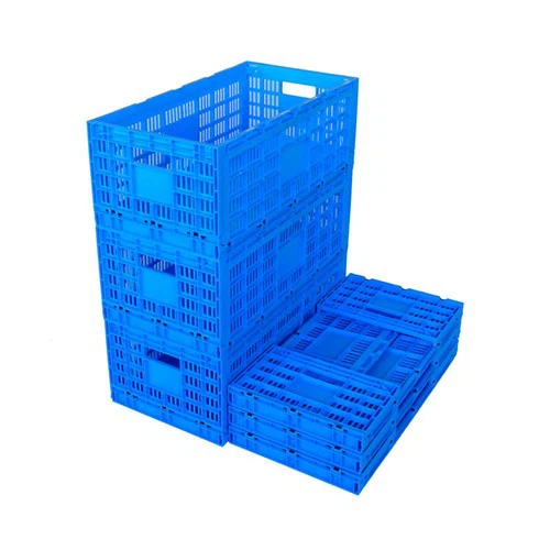 Caixas plásticas empilháveis ​​para transporte de ovos de galinha